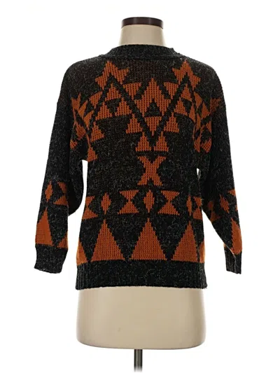Pre-owned Assorted Brands Pullover Sweater In Brown