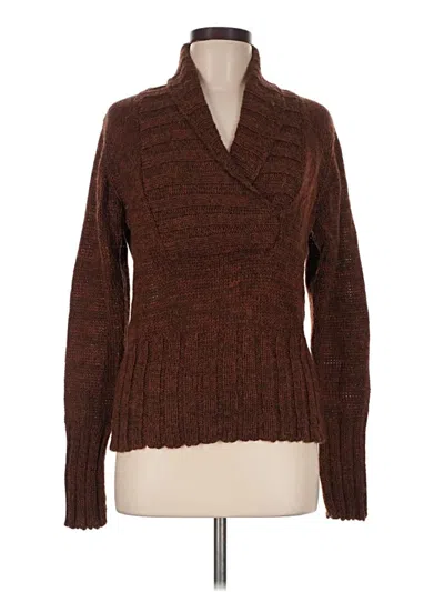 Pre-owned Assorted Brands Pullover Sweater In Brown