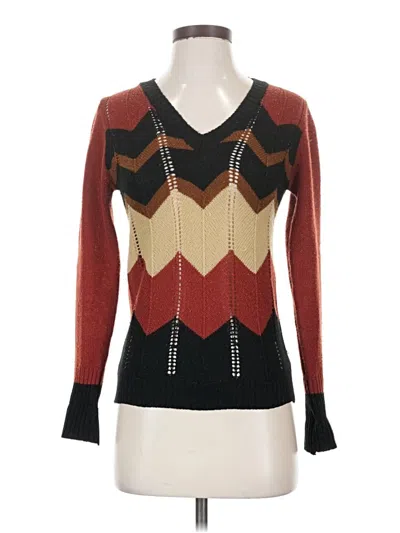 Pre-owned Assorted Brands Pullover Sweater In Brown