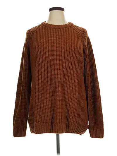 Pre-owned Assorted Brands Pullover Sweater In Brown