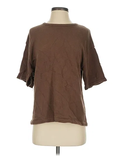 Pre-owned Assorted Brands Pullover Sweater In Brown