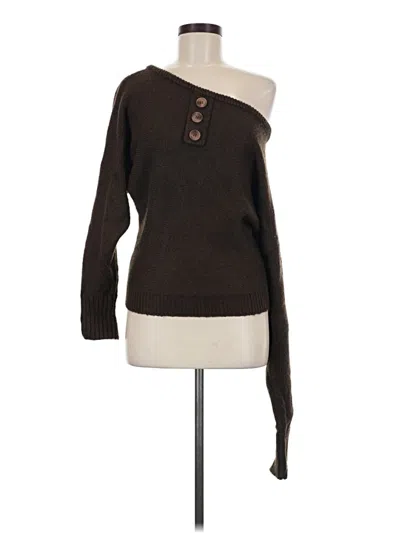 Pre-owned Assorted Brands Pullover Sweater In Brown