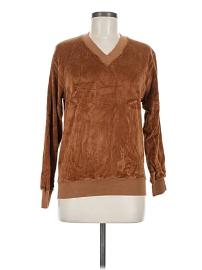 Pre-owned Assorted Brands Pullover Sweater In Brown