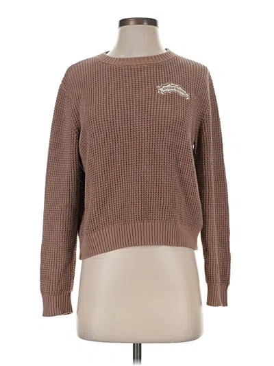 Pre-owned Assorted Brands Pullover Sweater In Brown