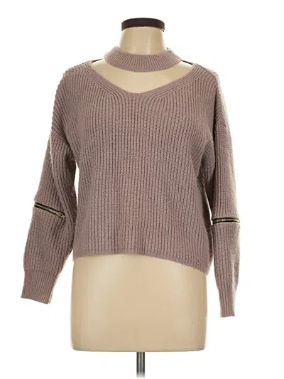 Pre-owned Assorted Brands Pullover Sweater In Brown