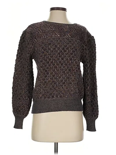 Pre-owned Assorted Brands Pullover Sweater In Brown