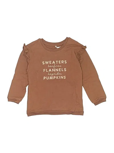 Pre-owned Assorted Brands Kids' Pullover Sweater In Brown