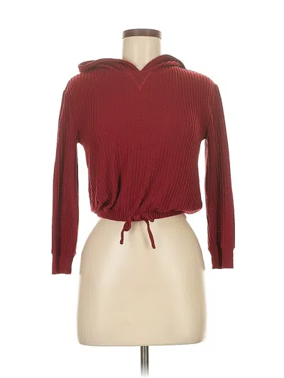 Pre-owned Assorted Brands Pullover Sweater In Burgundy