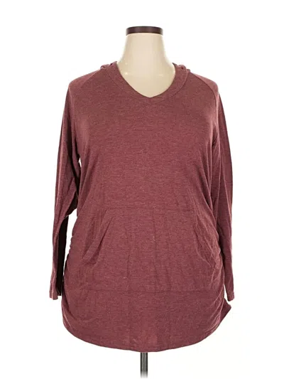 Pre-owned Assorted Brands Pullover Sweater In Burgundy