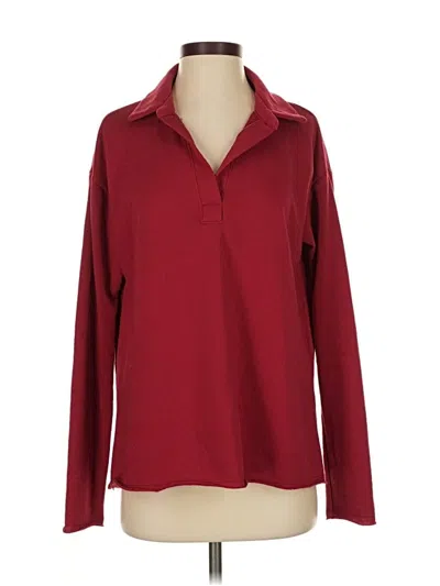 Pre-owned Assorted Brands Pullover Sweater In Burgundy