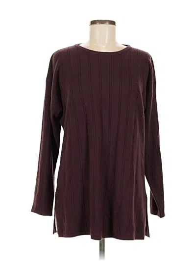 Pre-owned Assorted Brands Pullover Sweater In Burgundy