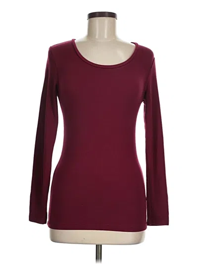 Pre-owned Assorted Brands Pullover Sweater In Burgundy