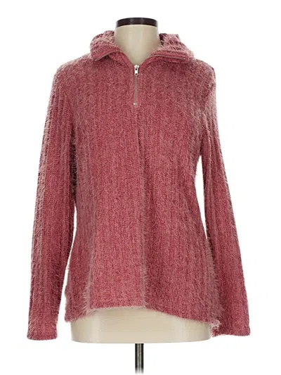 Pre-owned Assorted Brands Pullover Sweater In Burgundy