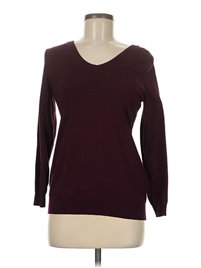 Pre-owned Assorted Brands Pullover Sweater In Burgundy