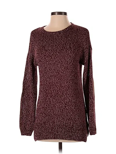Pre-owned Assorted Brands Pullover Sweater In Burgundy