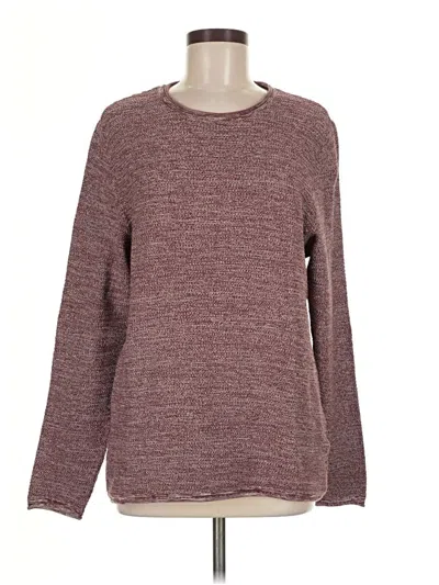 Pre-owned Assorted Brands Pullover Sweater In Burgundy