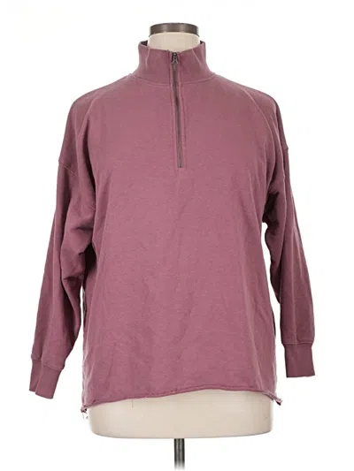 Pre-owned Assorted Brands Pullover Sweater In Burgundy