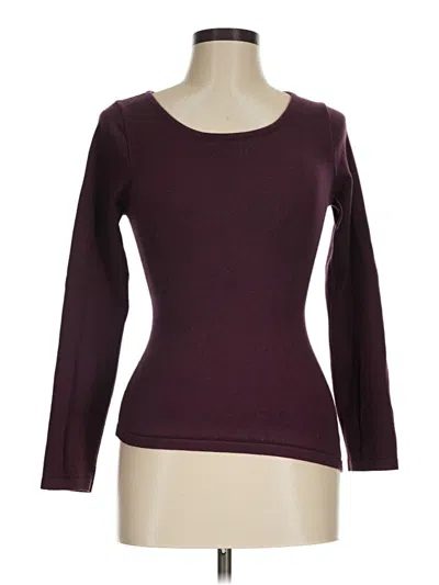 Pre-owned Assorted Brands Pullover Sweater In Burgundy