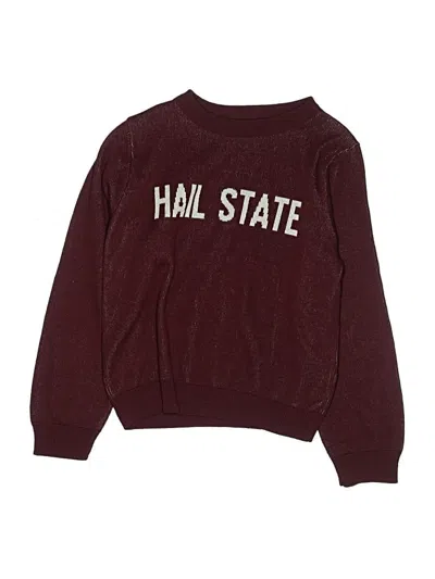 Assorted Brands Kids' Pullover Sweater In Burgundy