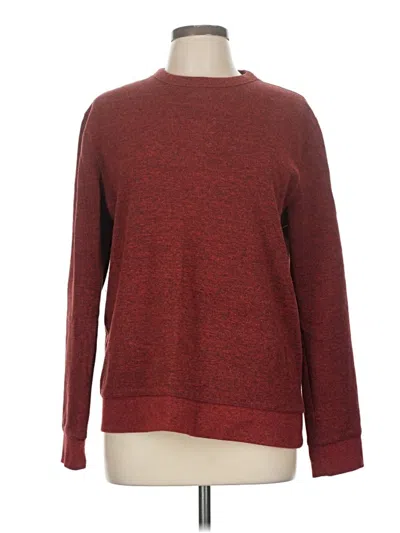 Pre-owned Assorted Brands Pullover Sweater In Burgundy