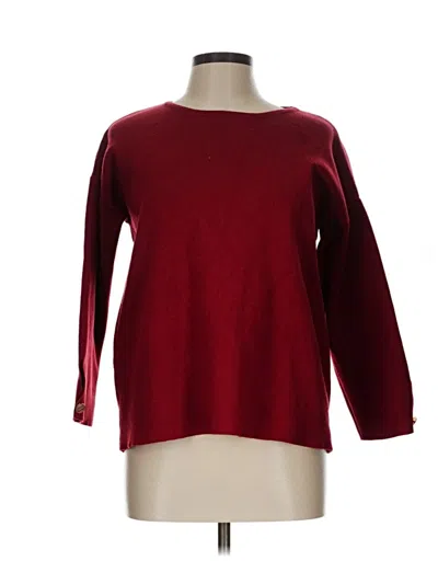 Pre-owned Assorted Brands Pullover Sweater In Burgundy