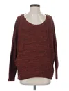 Assorted Brands Pullover Sweater In Burgundy