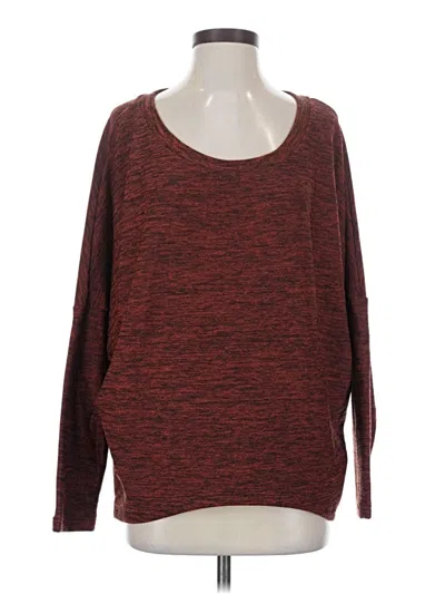 Assorted Brands Pullover Sweater In Burgundy