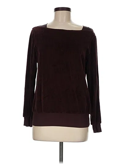 Pre-owned Assorted Brands Pullover Sweater In Burgundy