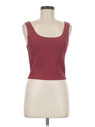 Pre-owned Assorted Brands Pullover Sweater In Burgundy