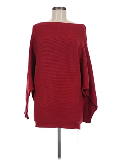 Pre-owned Assorted Brands Pullover Sweater In Burgundy