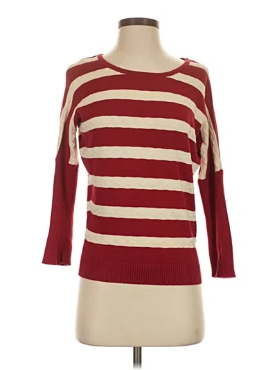 Pre-owned Assorted Brands Pullover Sweater In Burgundy