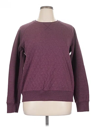 Pre-owned Assorted Brands Pullover Sweater In Burgundy
