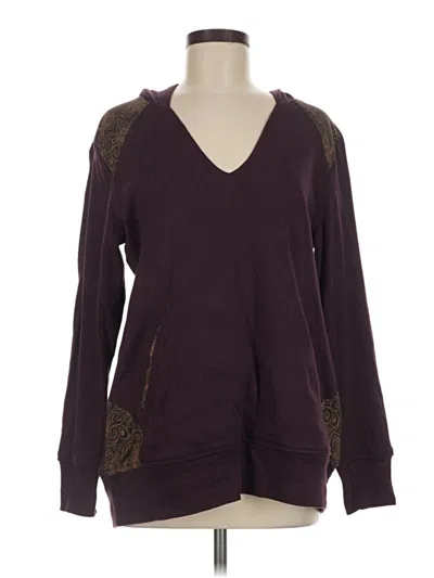 Pre-owned Assorted Brands Pullover Sweater In Burgundy