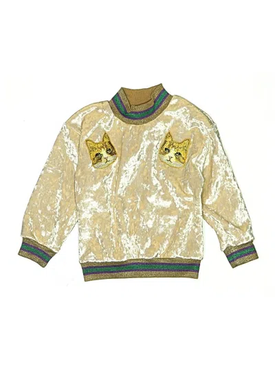 Pre-owned Assorted Brands Kids' Pullover Sweater In Gold