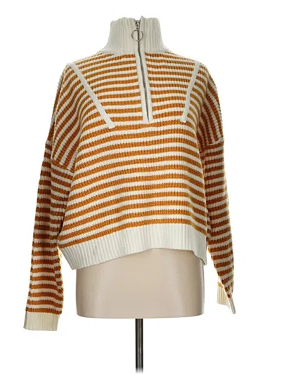 Pre-owned Assorted Brands Pullover Sweater In Gold