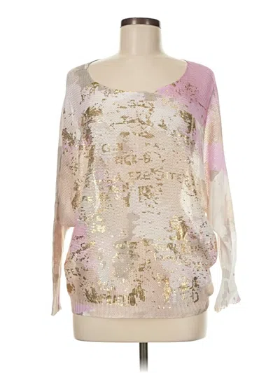 Pre-owned Assorted Brands Pullover Sweater In Gold