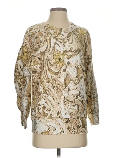 Pre-owned Assorted Brands Pullover Sweater In Gold