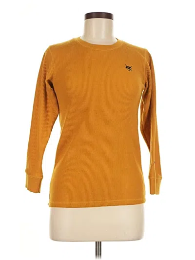Pre-owned Assorted Brands Pullover Sweater In Gold