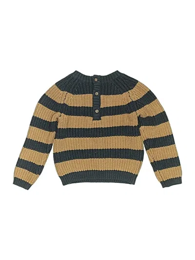 Pre-owned Assorted Brands Kids' Pullover Sweater In Gold
