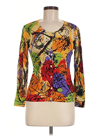 Pre-owned Assorted Brands Pullover Sweater In Gold