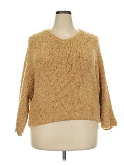 Pre-owned Assorted Brands Pullover Sweater In Gold