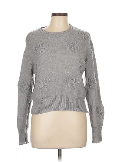 Pre-owned Assorted Brands Pullover Sweater In Gray