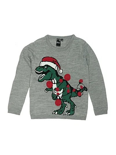 Pre-owned Assorted Brands Kids' Pullover Sweater In Gray