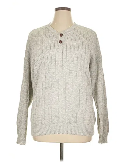 Pre-owned Assorted Brands Pullover Sweater In Gray