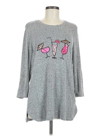 Pre-owned Assorted Brands Pullover Sweater In Gray