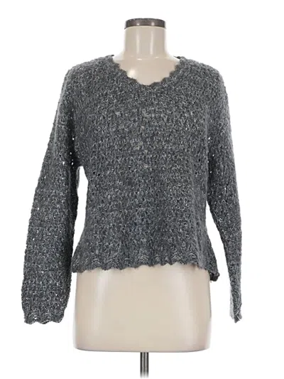 Pre-owned Assorted Brands Pullover Sweater In Gray