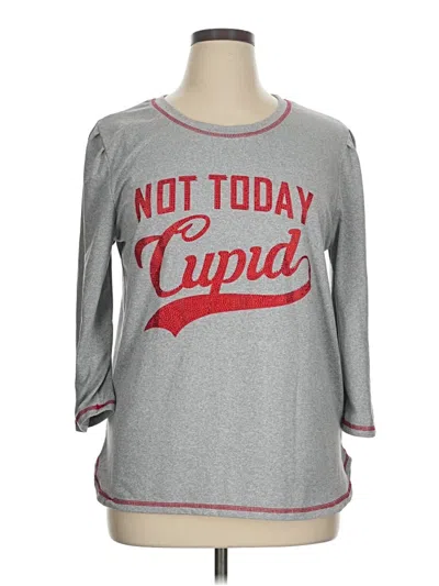 Pre-owned Assorted Brands Pullover Sweater In Gray