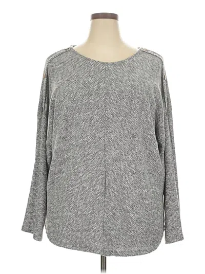 Pre-owned Assorted Brands Pullover Sweater In Gray