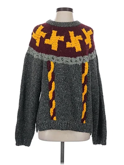 Pre-owned Assorted Brands Pullover Sweater In Gray