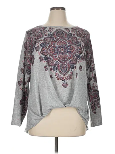 Pre-owned Assorted Brands Pullover Sweater In Gray
